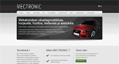 Desktop Screenshot of mectronic.fi