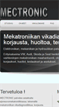 Mobile Screenshot of mectronic.fi