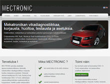 Tablet Screenshot of mectronic.fi